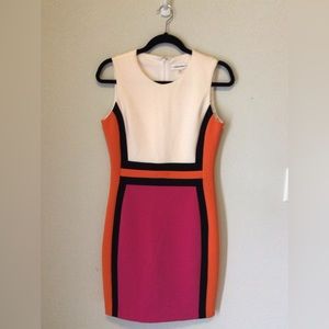 Calvin Klein Scuba Dress.  Size 8/10p.  NWOT.